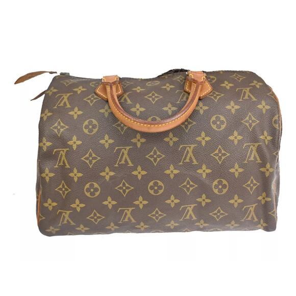 Louis Vuitton Handbags - LOUIS VUITTON Speedy 30 Travel Hand Bag Monogram Leather Brown M41526 31KA125